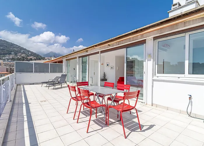 Superb Rooftop Roquebrune Parking